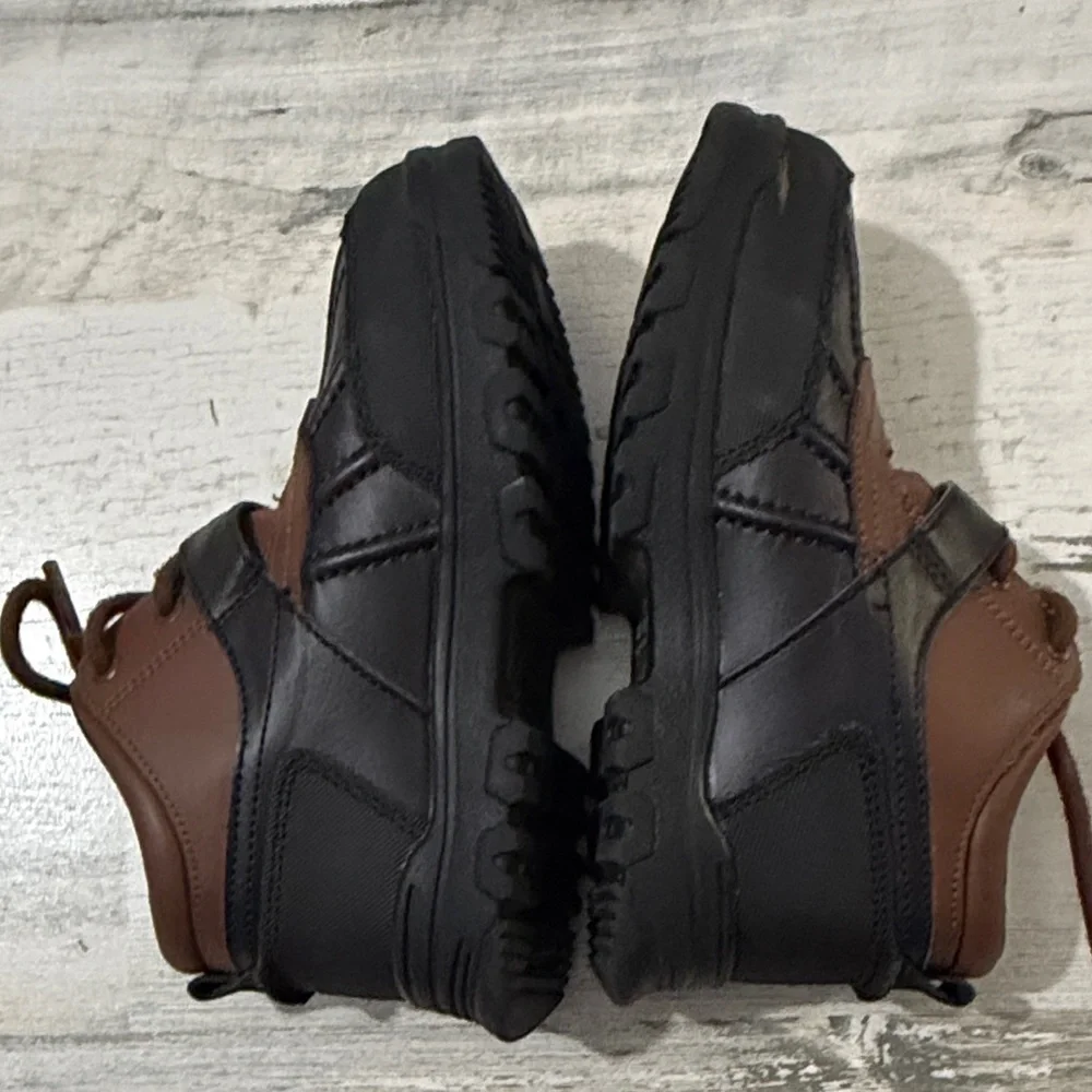 Polo by Ralph Lauren Black and Brown Kids Boots Size 13